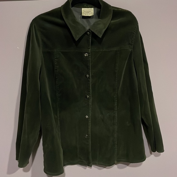 Vintage haggar green corduroy shacket - Picture 3 of 4